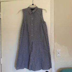Button up dress with collar